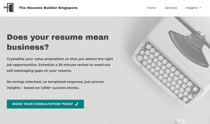 The Resume Builder Singapore