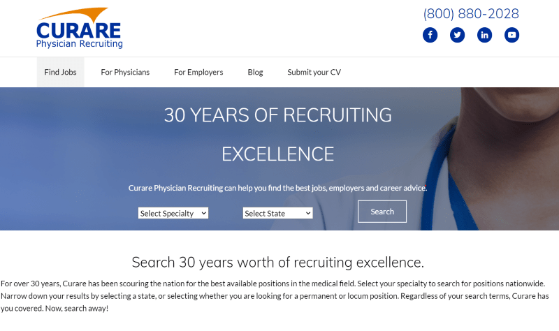 Curare Physician Recruiting